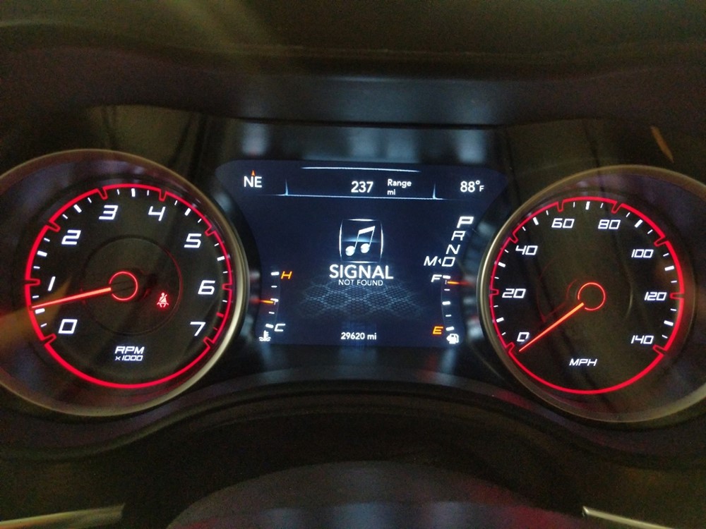 2017 Dodge Charger - Odometer Close Up