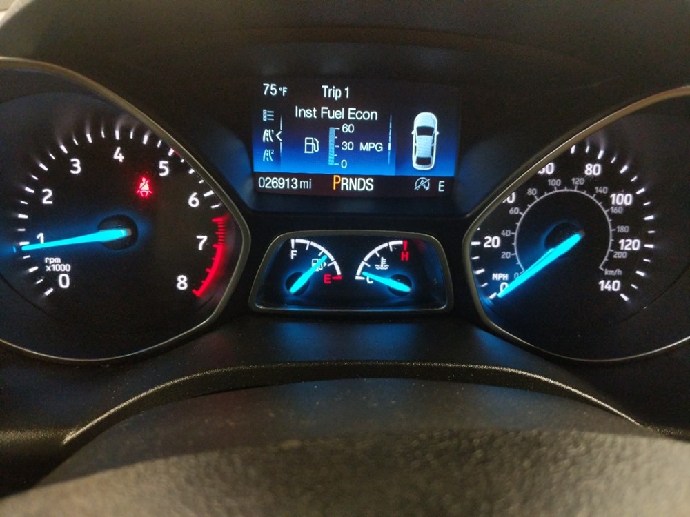 2018 Ford Escape - Odometer Close Up