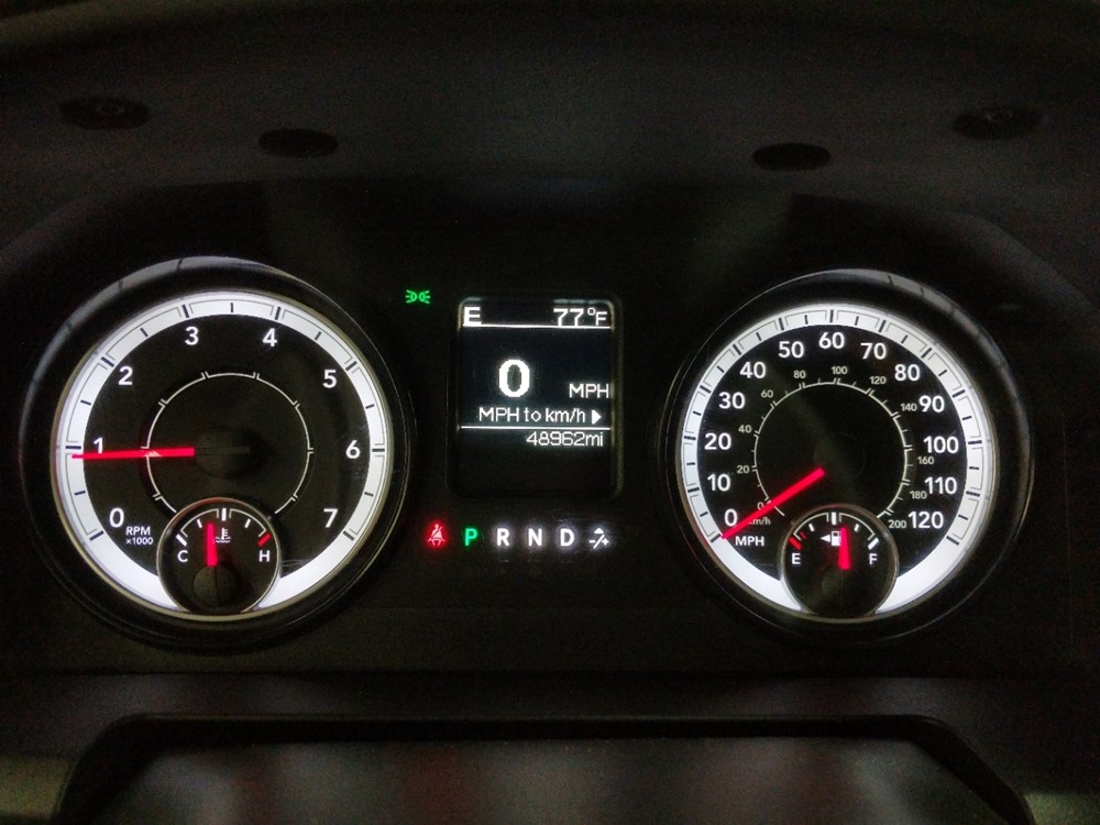 2016 Dodge Ram 1500 - Odometer Close Up