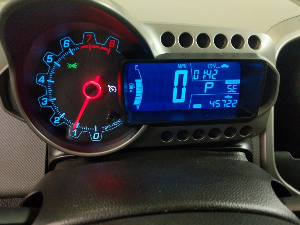 2014 Chevrolet Sonic - Odometer Close Up