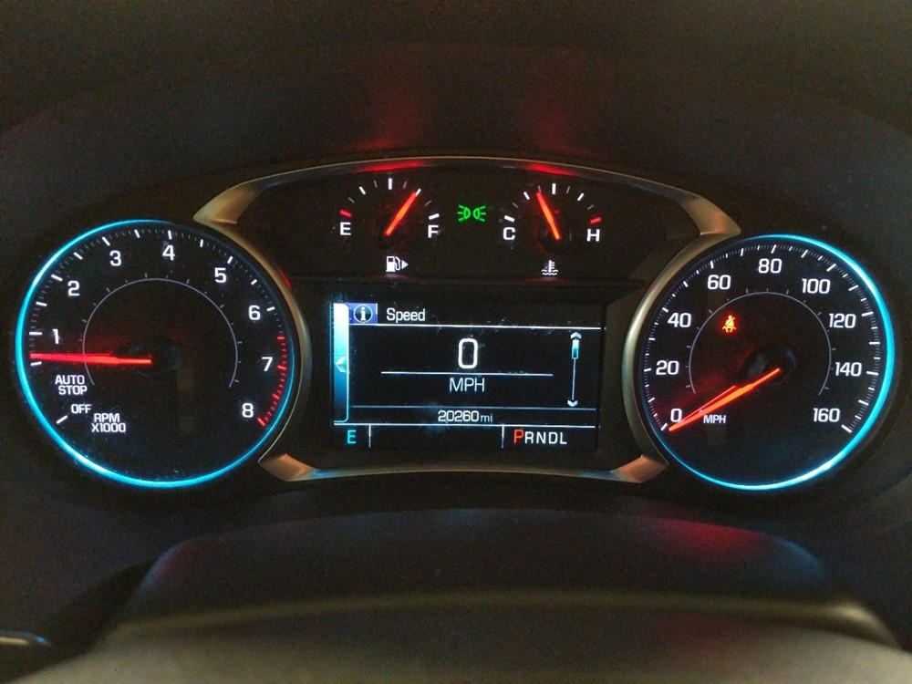 2018 Chevrolet Malibu - Odometer Close Up