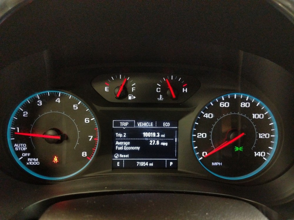 2017 Chevrolet Malibu - Odometer Close Up