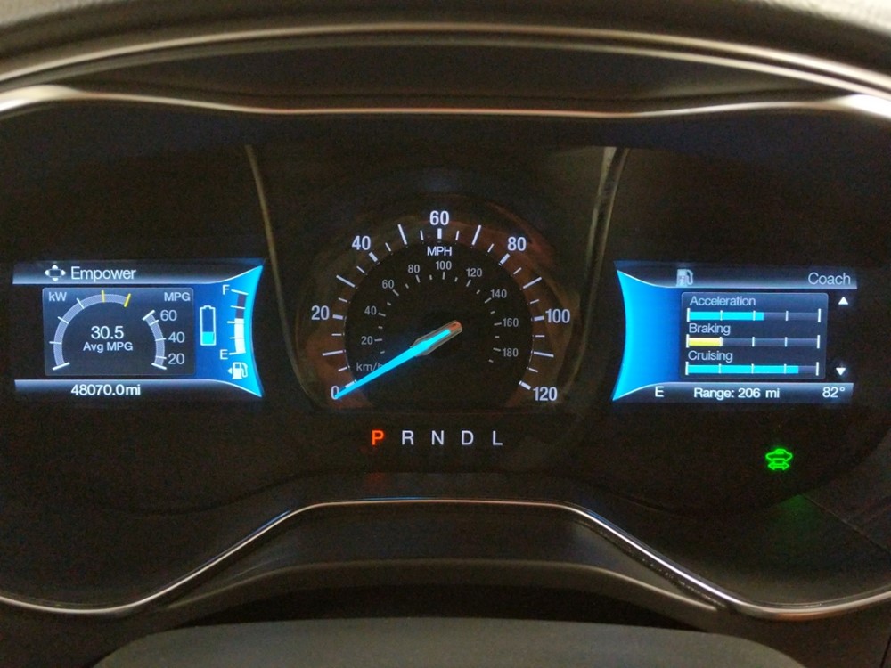 2017 Ford Fusion - Odometer Close Up