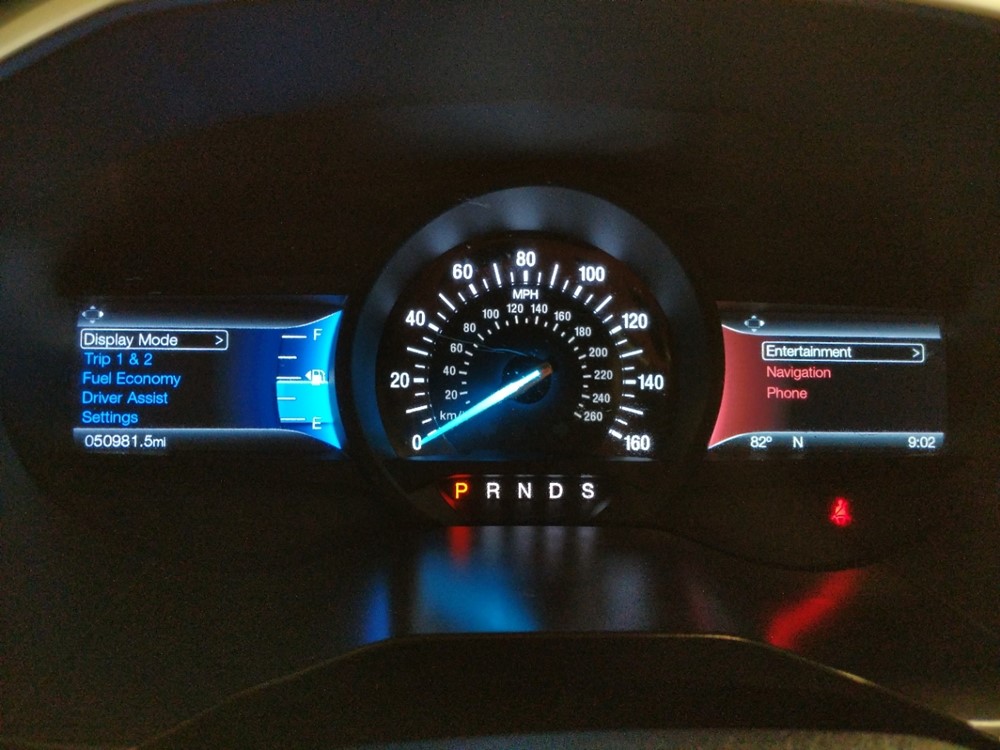 2015 Ford Edge - Odometer Close Up