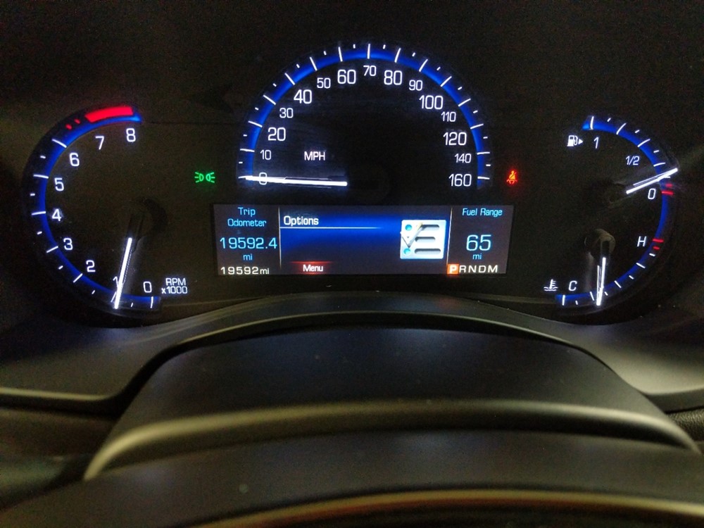 2016 Cadillac ATS - Odometer Close Up