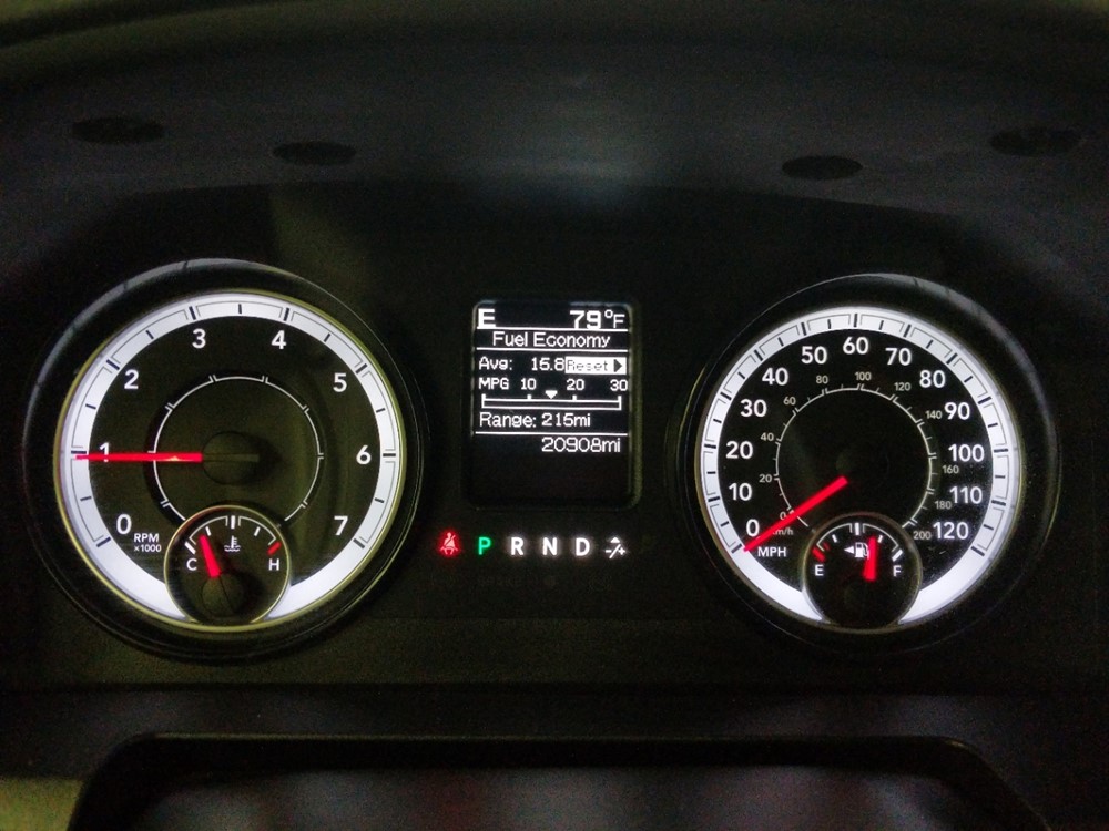 2016 Dodge Ram 1500 - Odometer Close Up