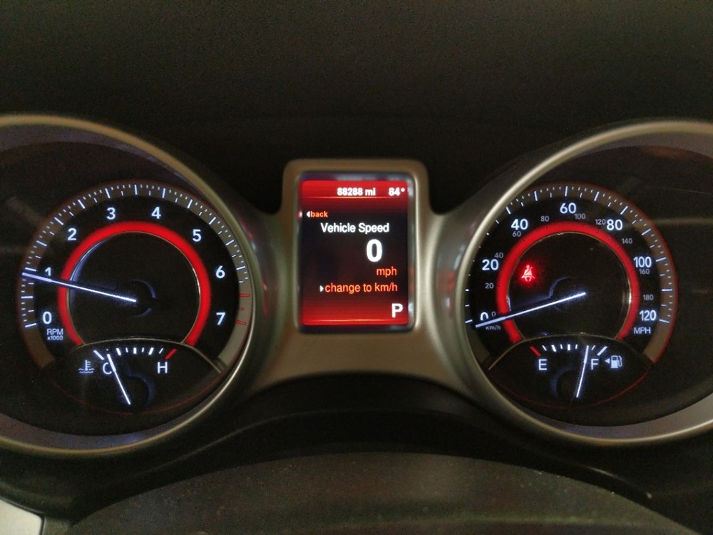 2016 Dodge Journey - Odometer Close Up