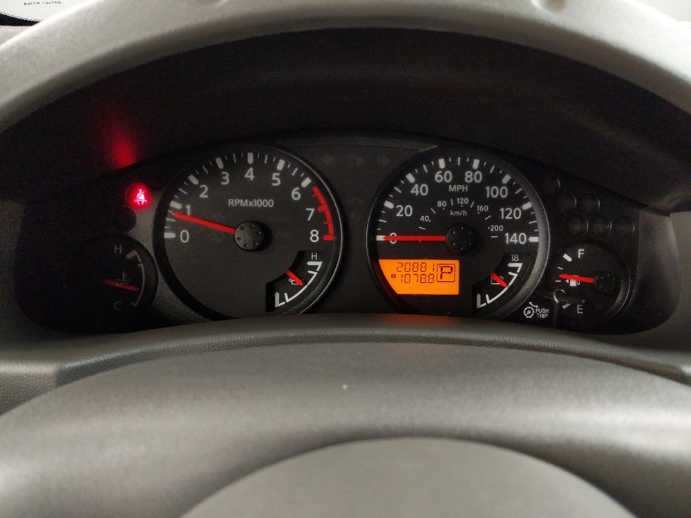 2018 Nissan Frontier - Odometer Close Up