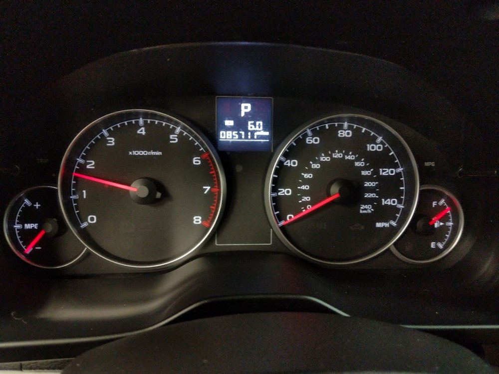 2013 Subaru Outback - Odometer Close Up