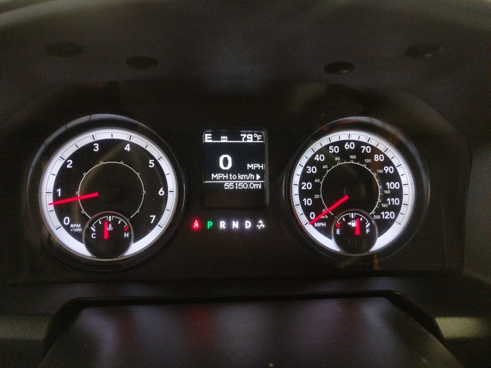 2016 Dodge Ram 1500 - Odometer Close Up