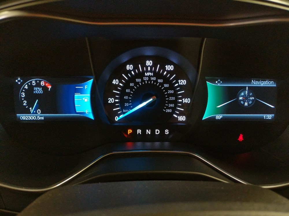 2015 Ford Fusion - Odometer Close Up