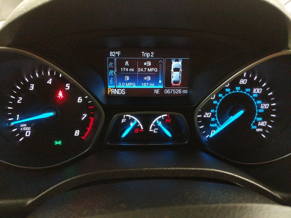 2015 Ford Escape - Odometer Close Up