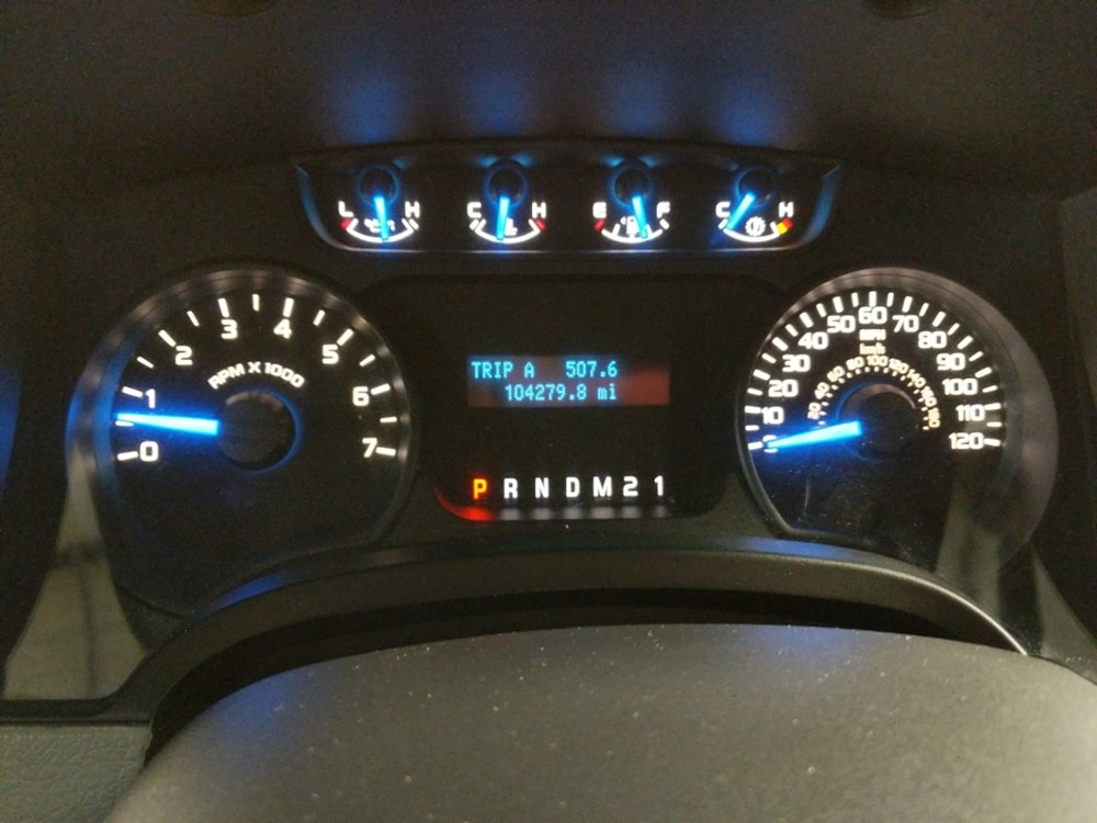 2013 Ford F-150 - Odometer Close Up