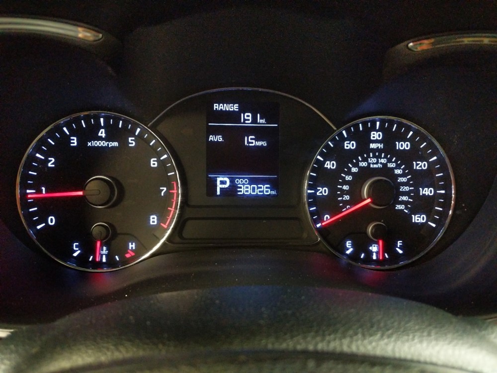 2016 Kia Forte - Odometer Close Up
