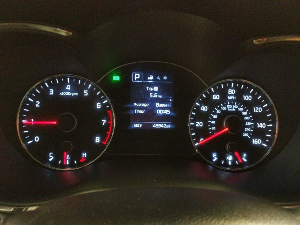 2017 Kia Forte - Odometer Close Up