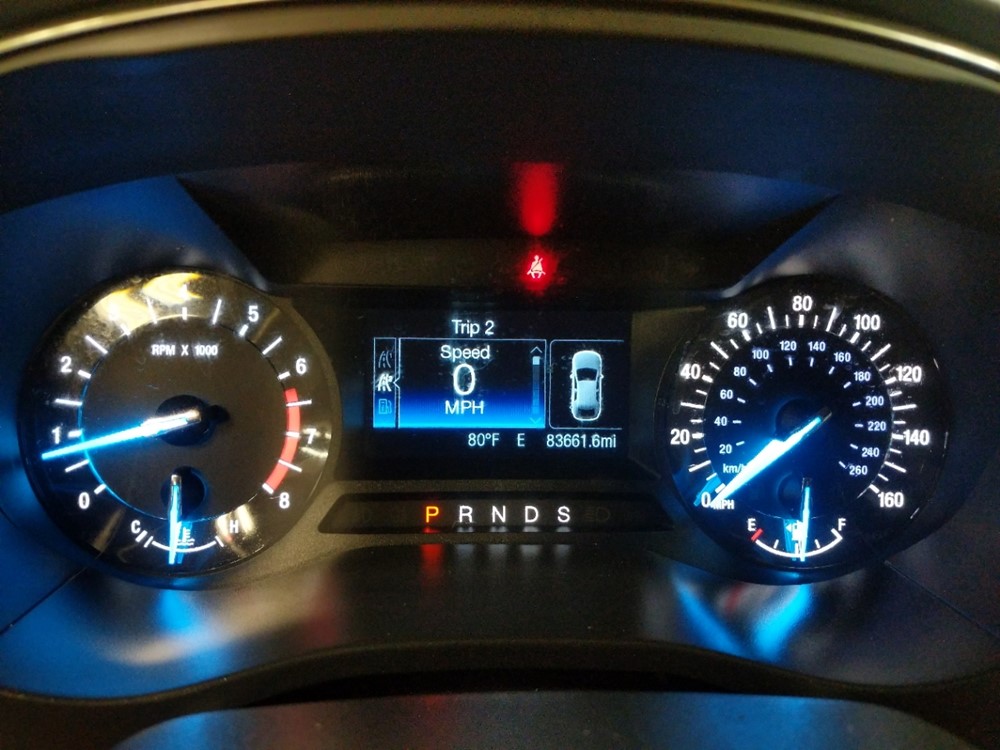2017 Ford Fusion - Odometer Close Up