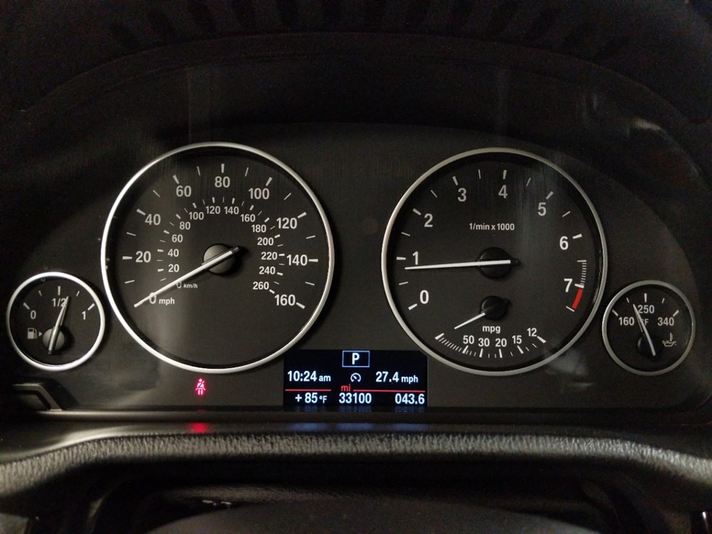 2015 BMW X3 - Odometer Close Up