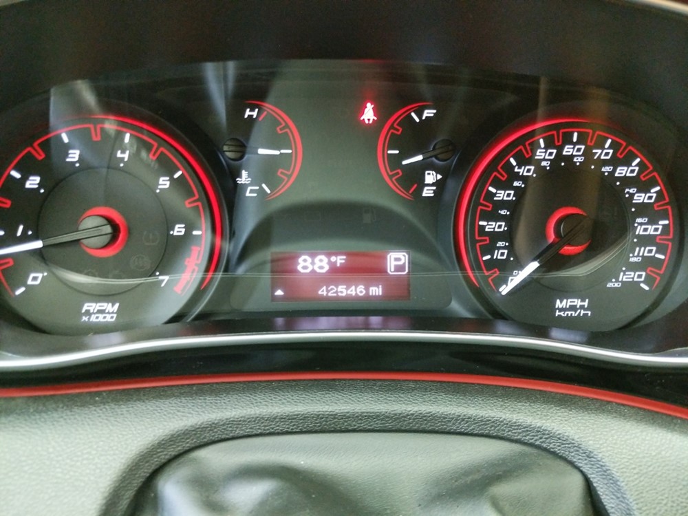 2016 Dodge Dart - Odometer Close Up