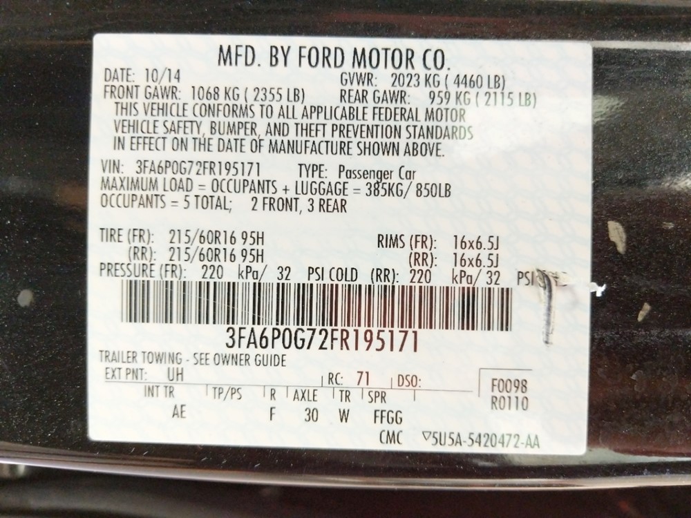 2015 Ford Fusion S for sale in Las Vegas | 1070069088 | DriveTime
