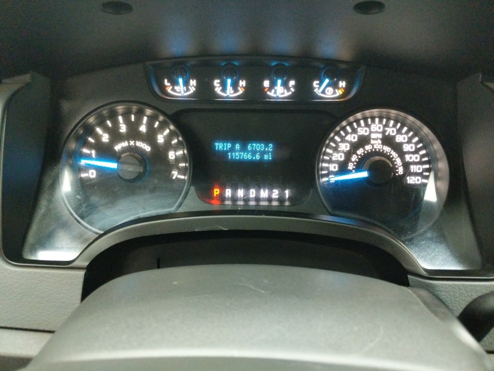2012 Ford F-150 - Odometer Close Up