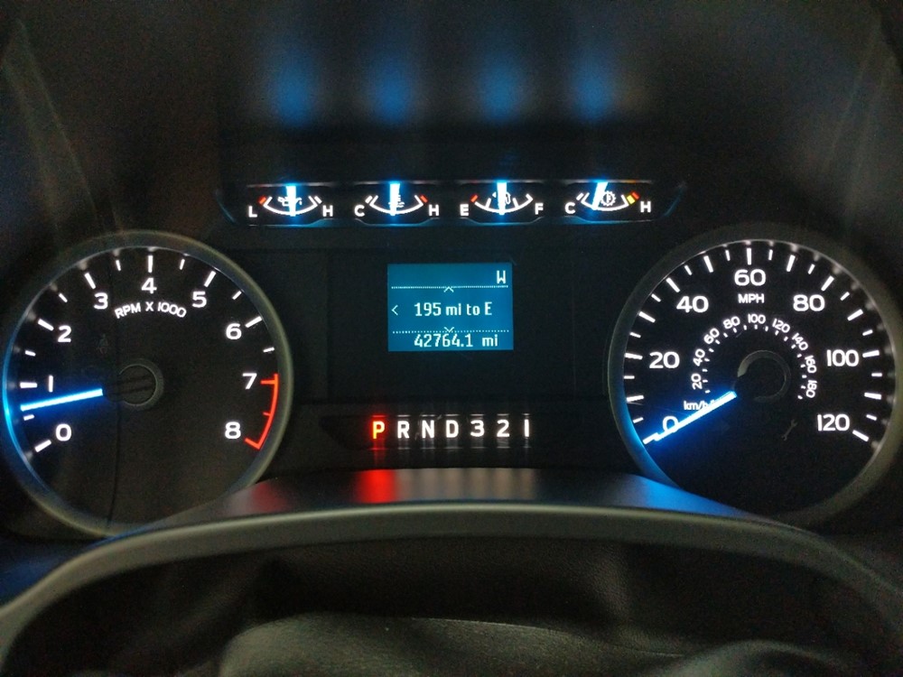 2017 Ford F-150 - Odometer Close Up