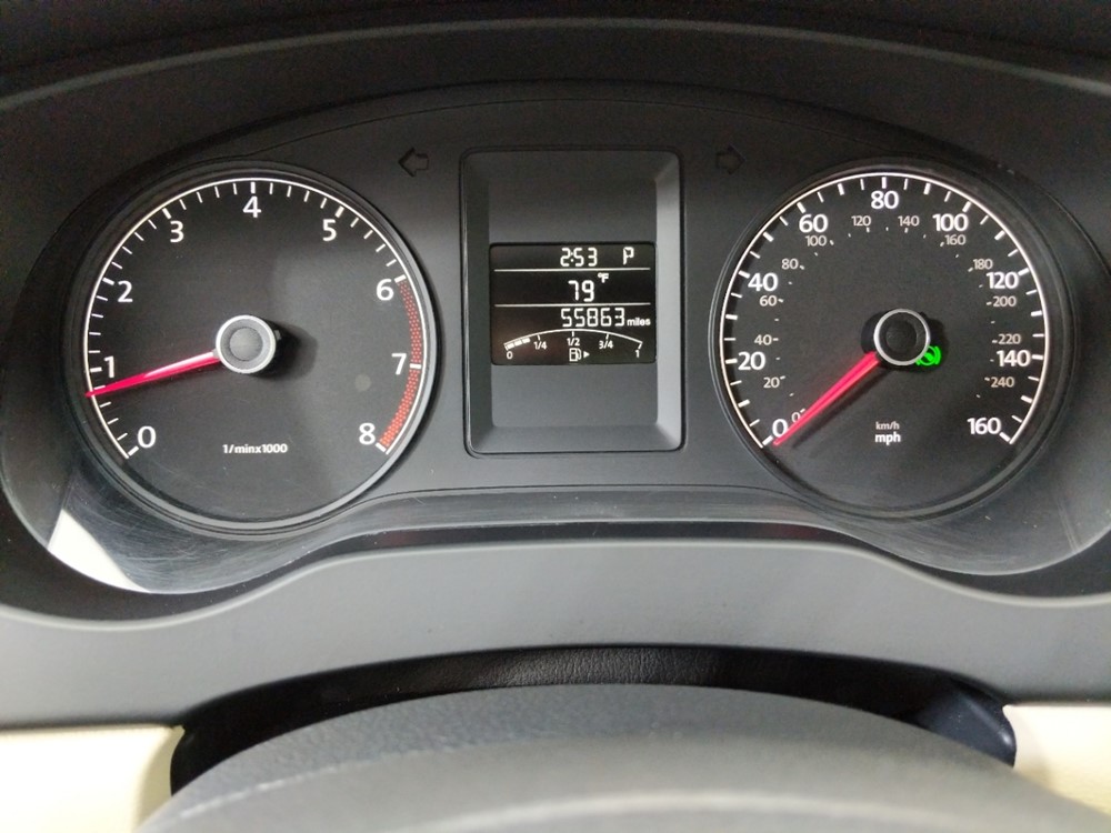 2011 Volkswagen Jetta - Odometer Close Up