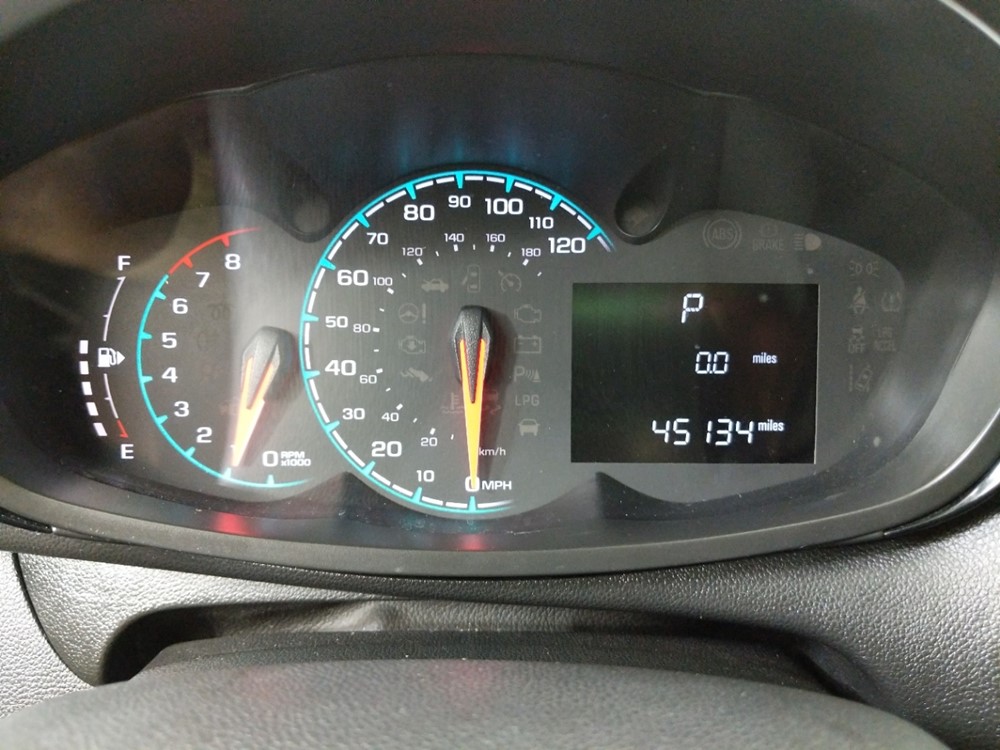 2016 Chevrolet Spark - Odometer Close Up