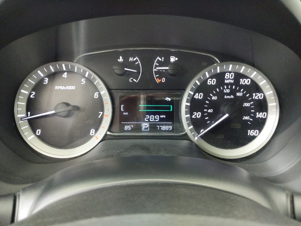 2014 Nissan Sentra - Odometer Close Up