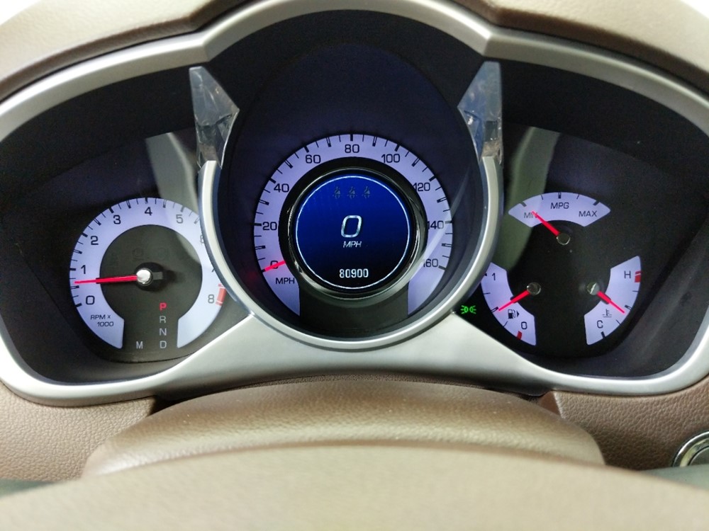 2011 Cadillac SRX - Odometer Close Up