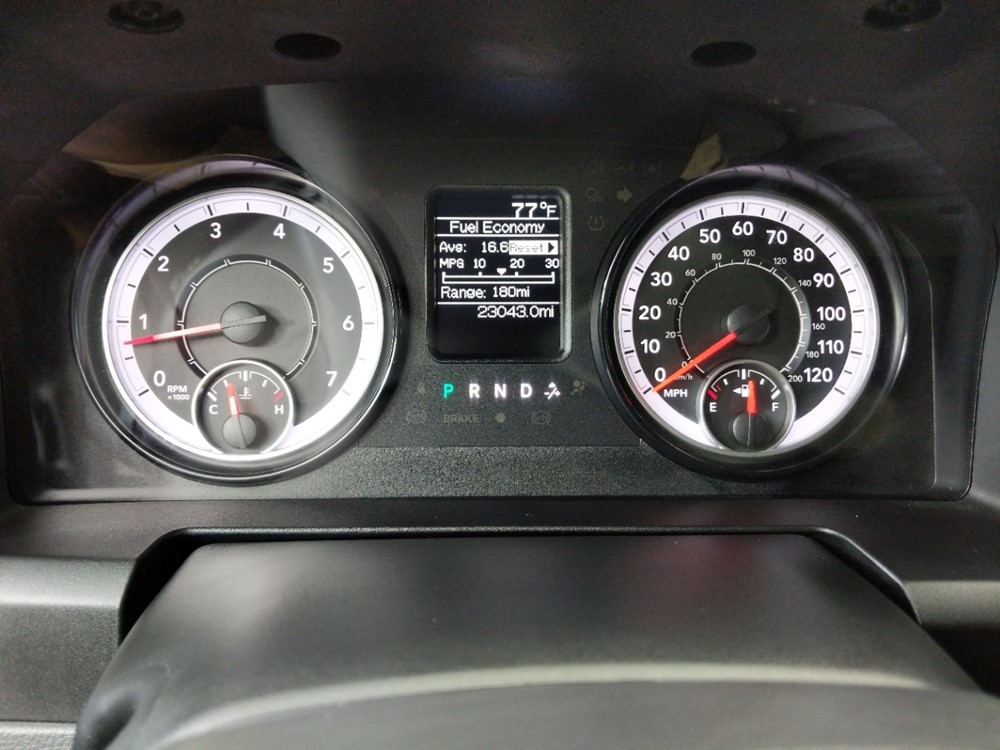 2017 Dodge Ram 1500 - Odometer Close Up