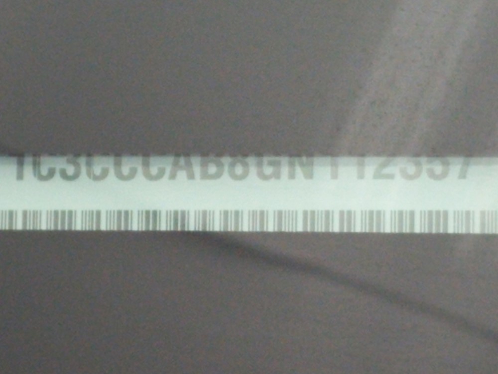 2016 Chrysler 200 - VIN Plate