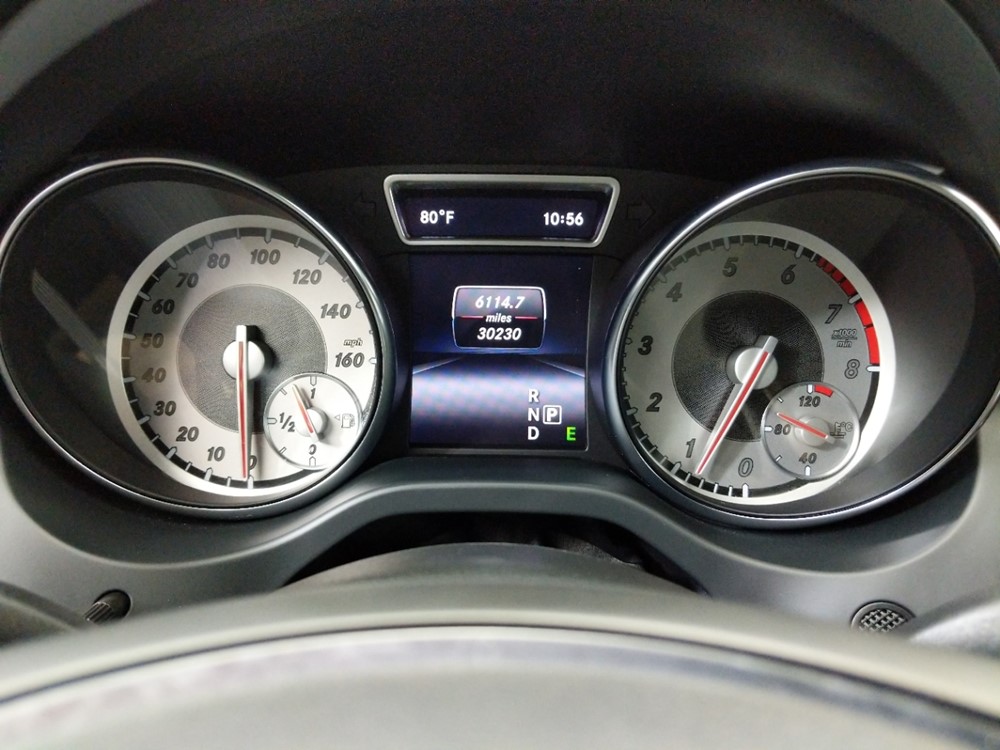 2015 Mercedes-Benz CLA250 - Odometer Close Up