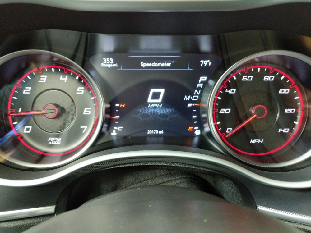 2018 Dodge Charger - Odometer Close Up