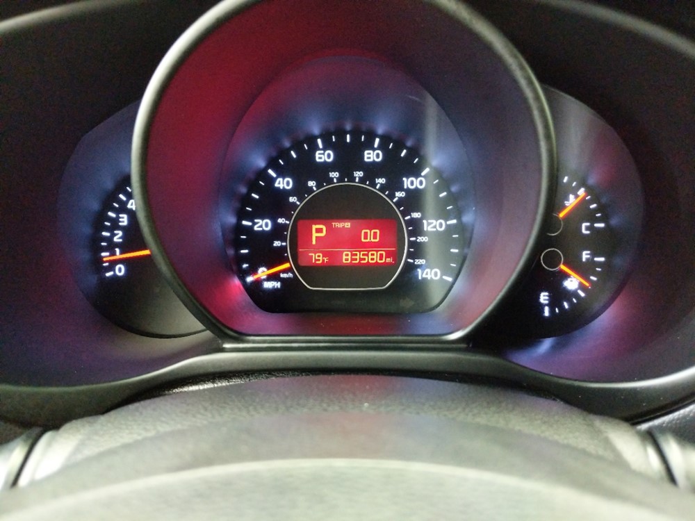 2014 Kia Soul - Odometer Close Up