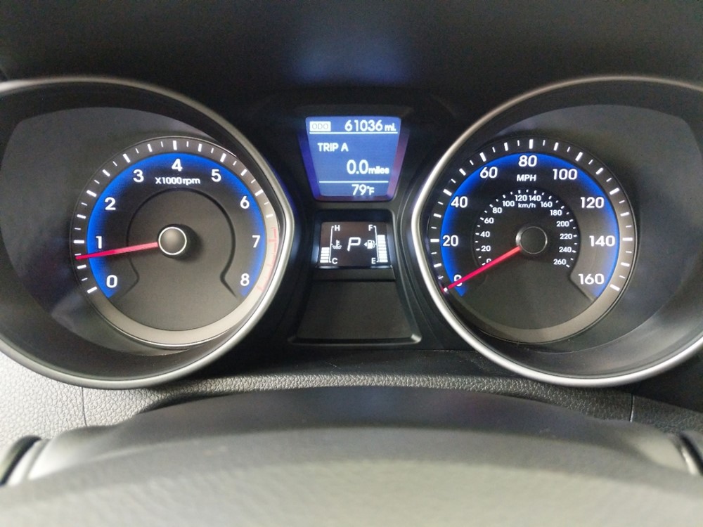 2014 Hyundai Elantra - Odometer Close Up