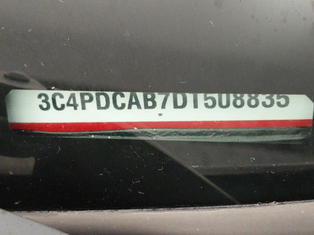2013 Dodge Journey - VIN Plate