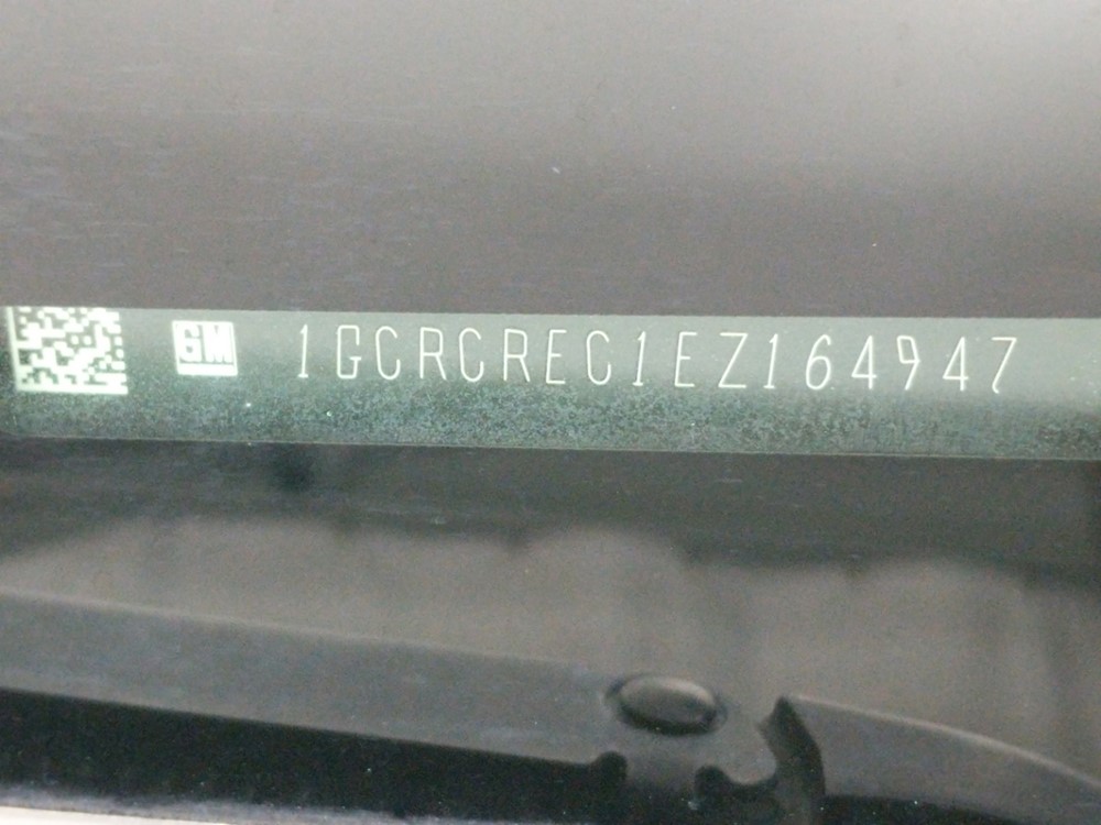 2014 Chevrolet Silverado 1500 - VIN Plate
