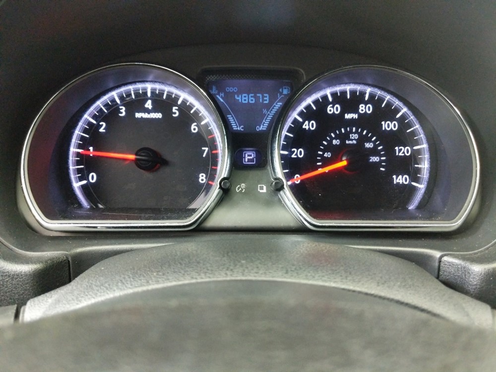 2017 Nissan Versa - Odometer Close Up