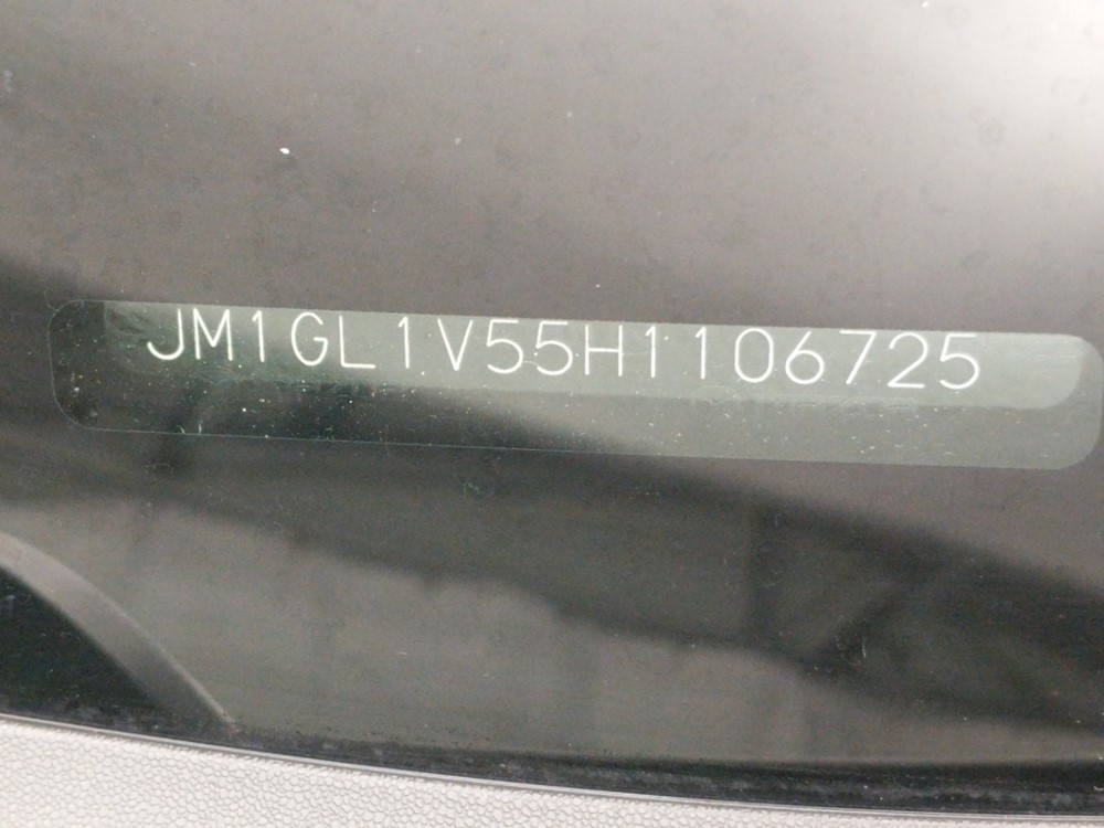 2017 Mazda Mazda6 - VIN Plate