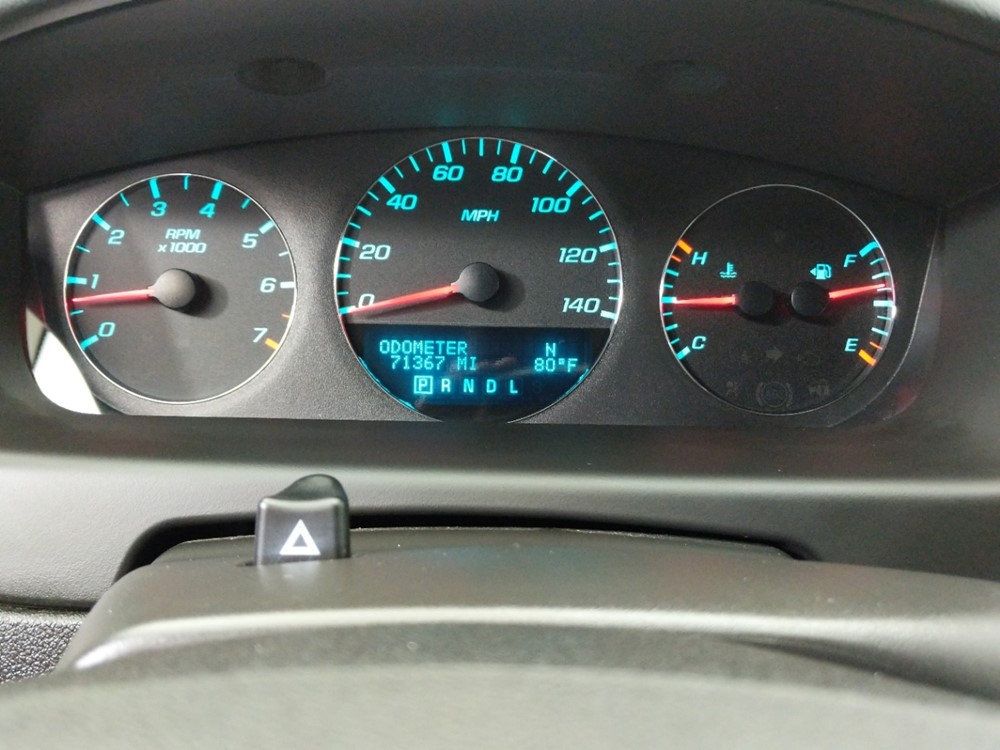 2014 Chevrolet Impala - Odometer Close Up