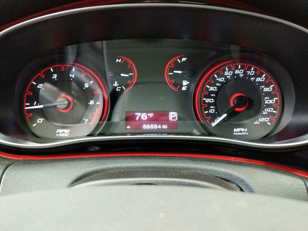 2016 Dodge Dart - Odometer Close Up