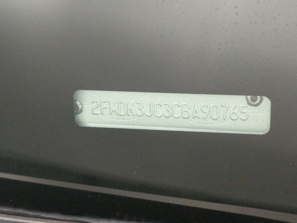2012 Ford Edge - VIN Plate