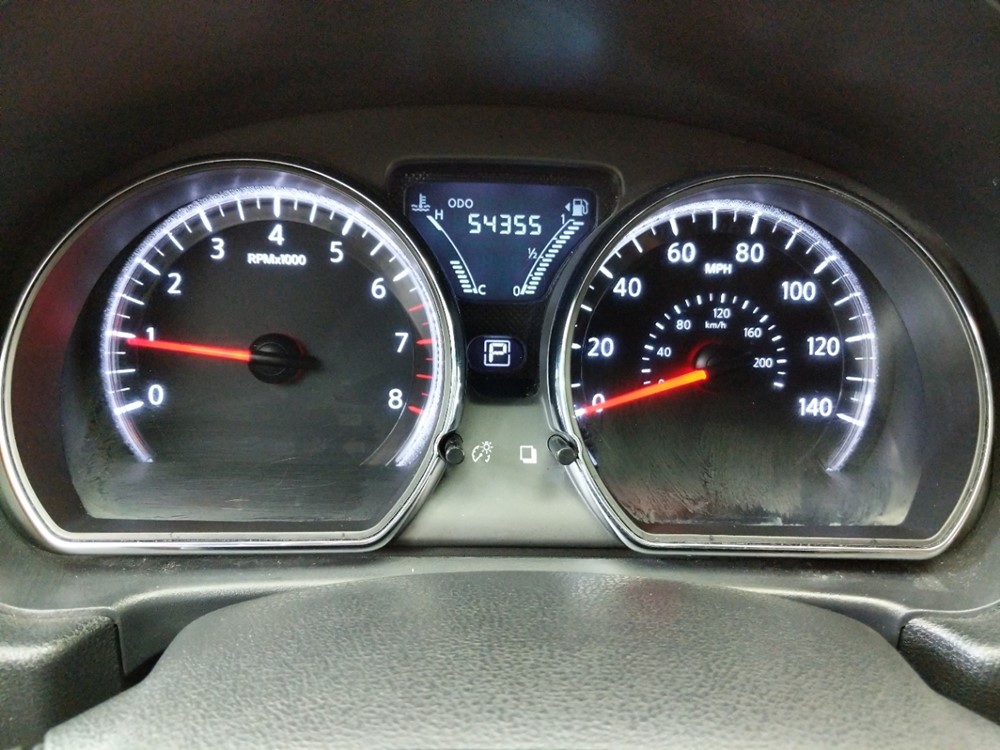 2016 Nissan Versa - Odometer Close Up