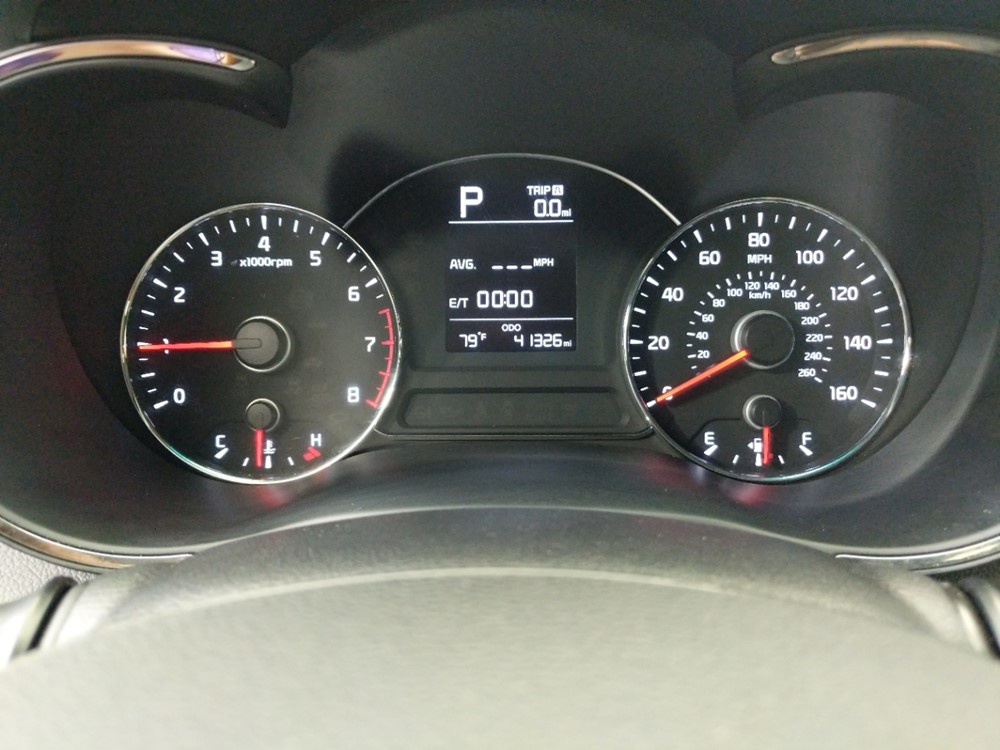 2017 Kia Forte - Odometer Close Up