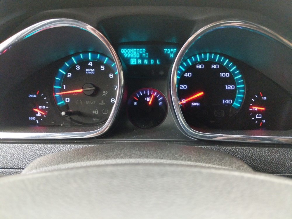 2012 Chevrolet Traverse - Odometer Close Up
