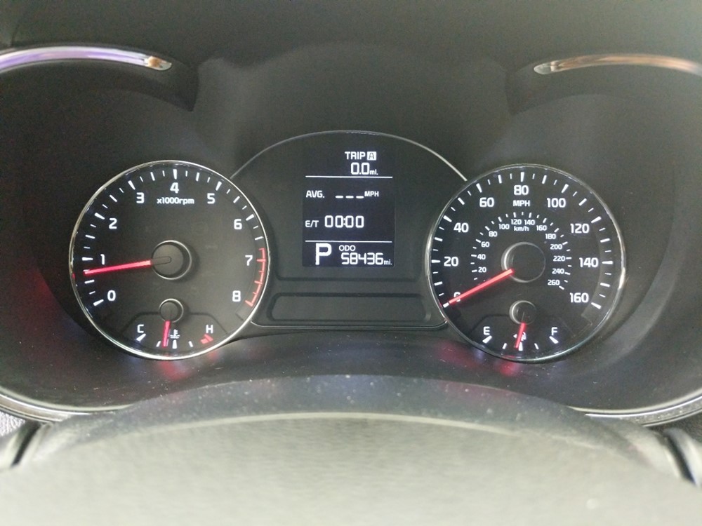 2015 Kia Forte - Odometer Close Up
