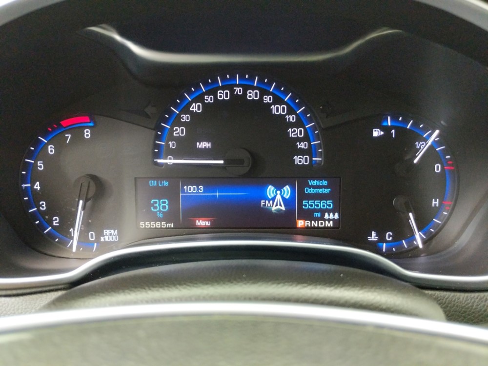 2015 Cadillac SRX - Odometer Close Up