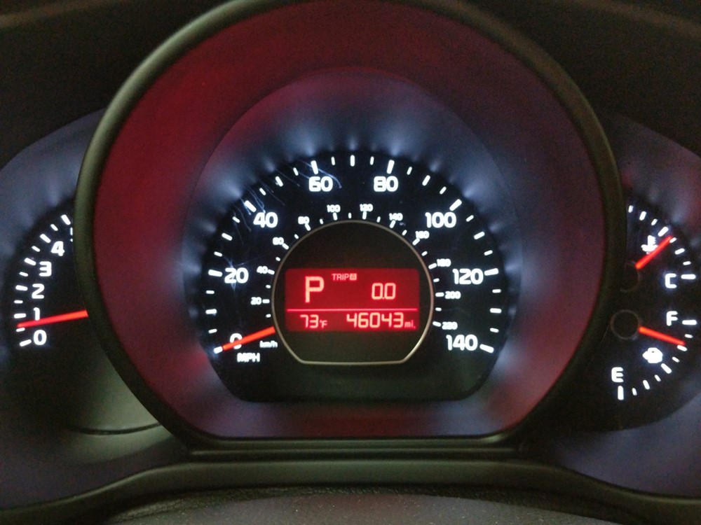 2017 Kia Soul - Odometer Close Up