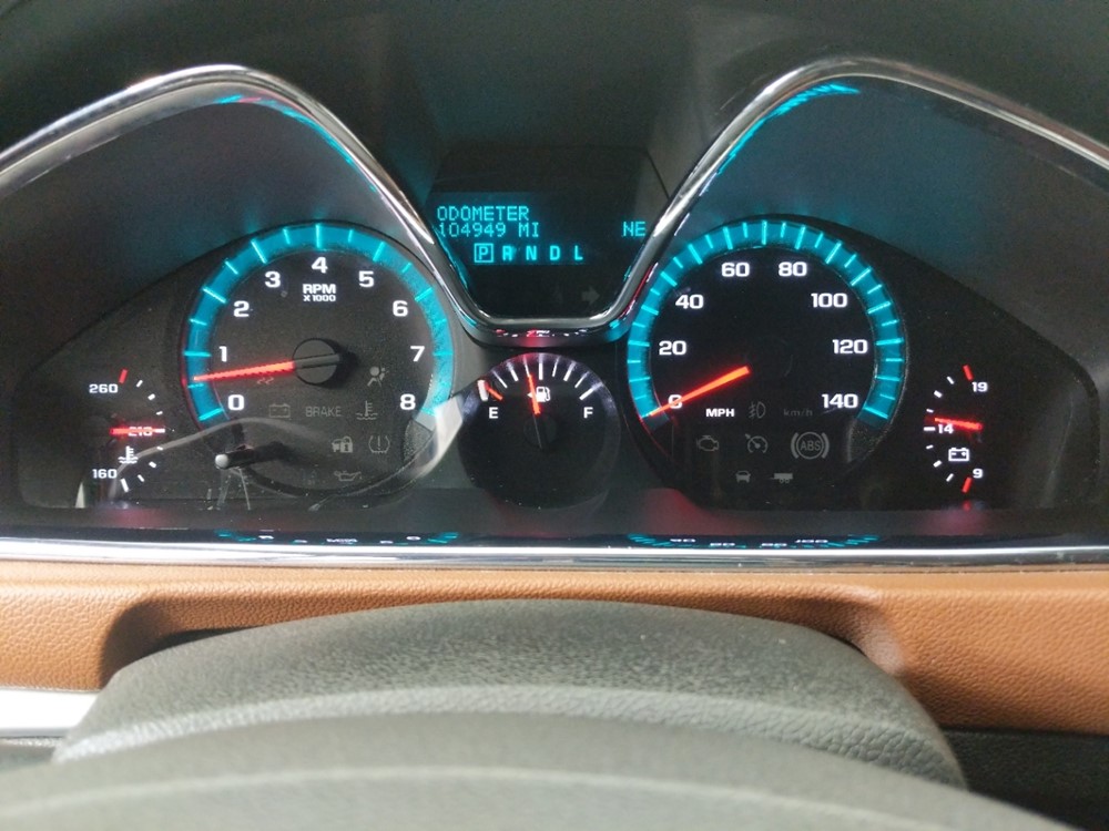 2015 Chevrolet Traverse - Odometer Close Up
