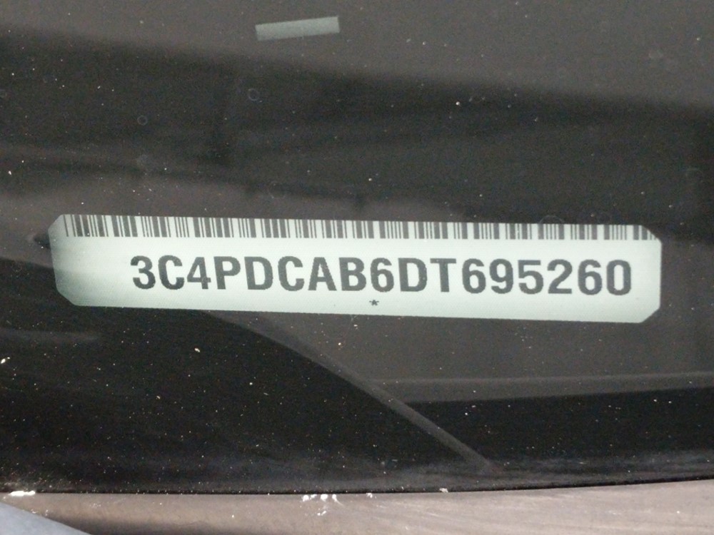 2013 Dodge Journey - VIN Plate